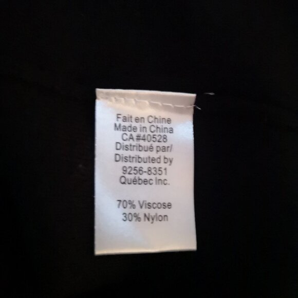 Schwiing Ladies Size Medium Black Knit Straight Skirt w/ Elastic Waist - Picture 4 of 6